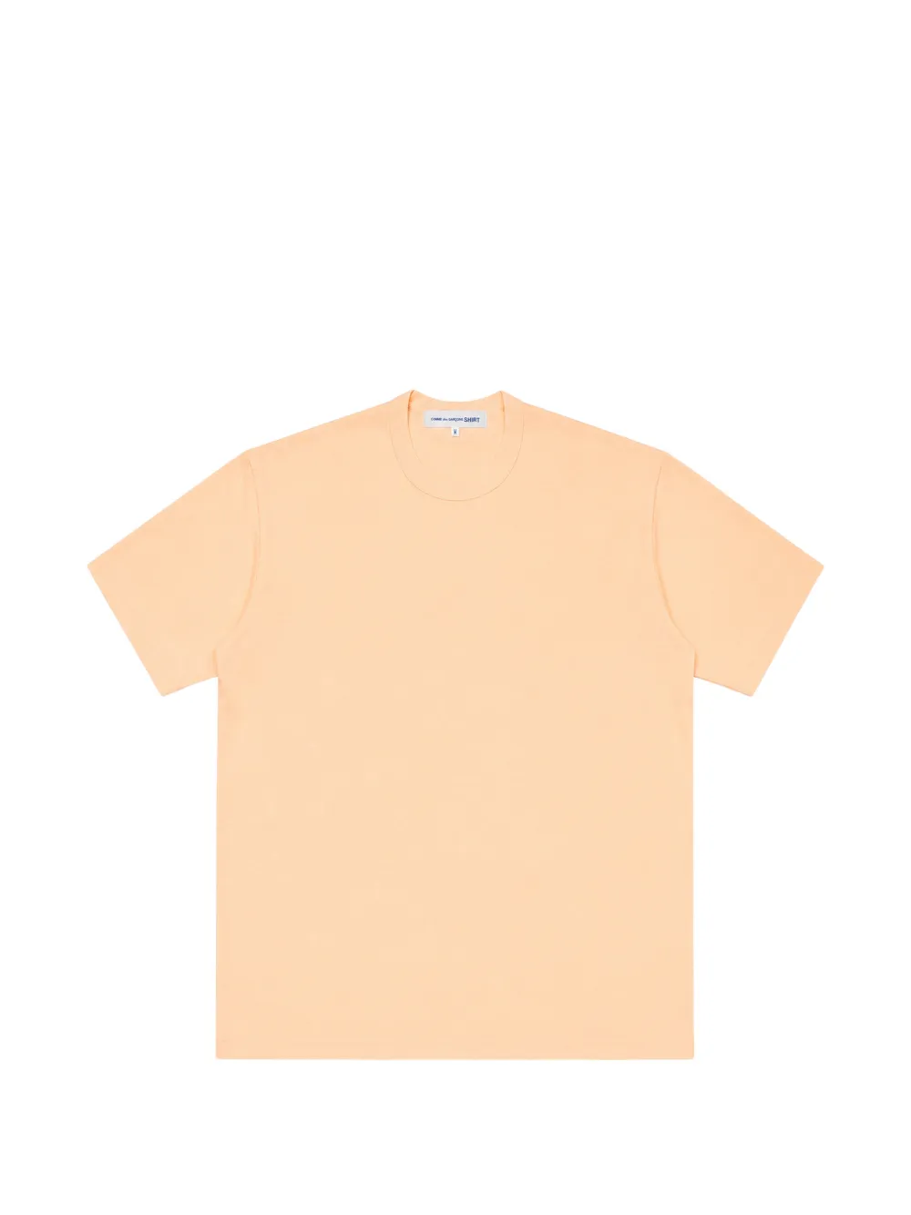 Comme Des Garçons Shirt back-logo-print T-shirt - Orange