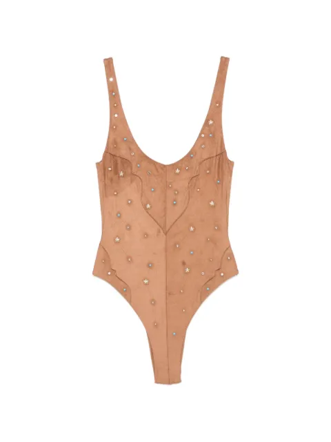 VENUJA embellished Western-style swimsuit