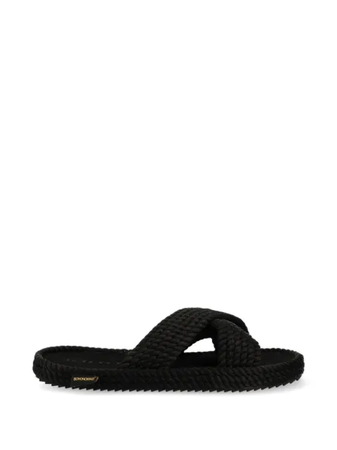 BOHONOMAD rope crossover-strap espadrilles