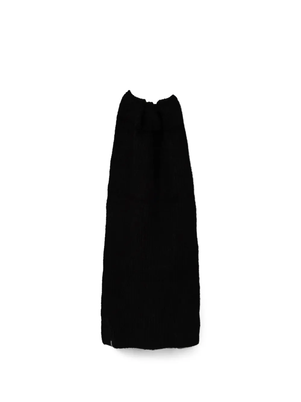 bomboogie ribbed-knit scarf - Nero