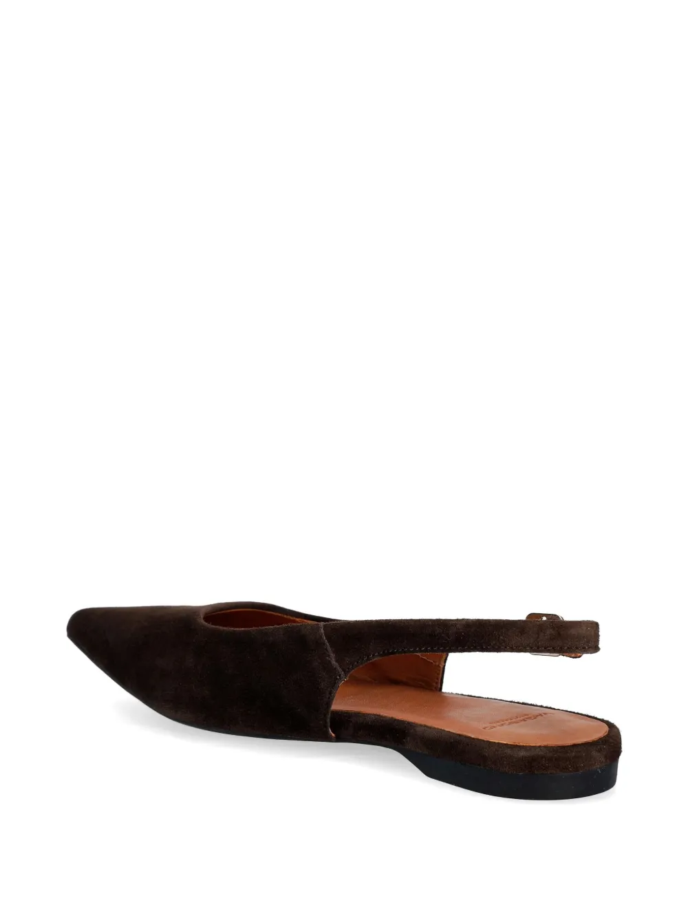 VAGABOND Hermine slingback ballerina's met puntige neus Bruin
