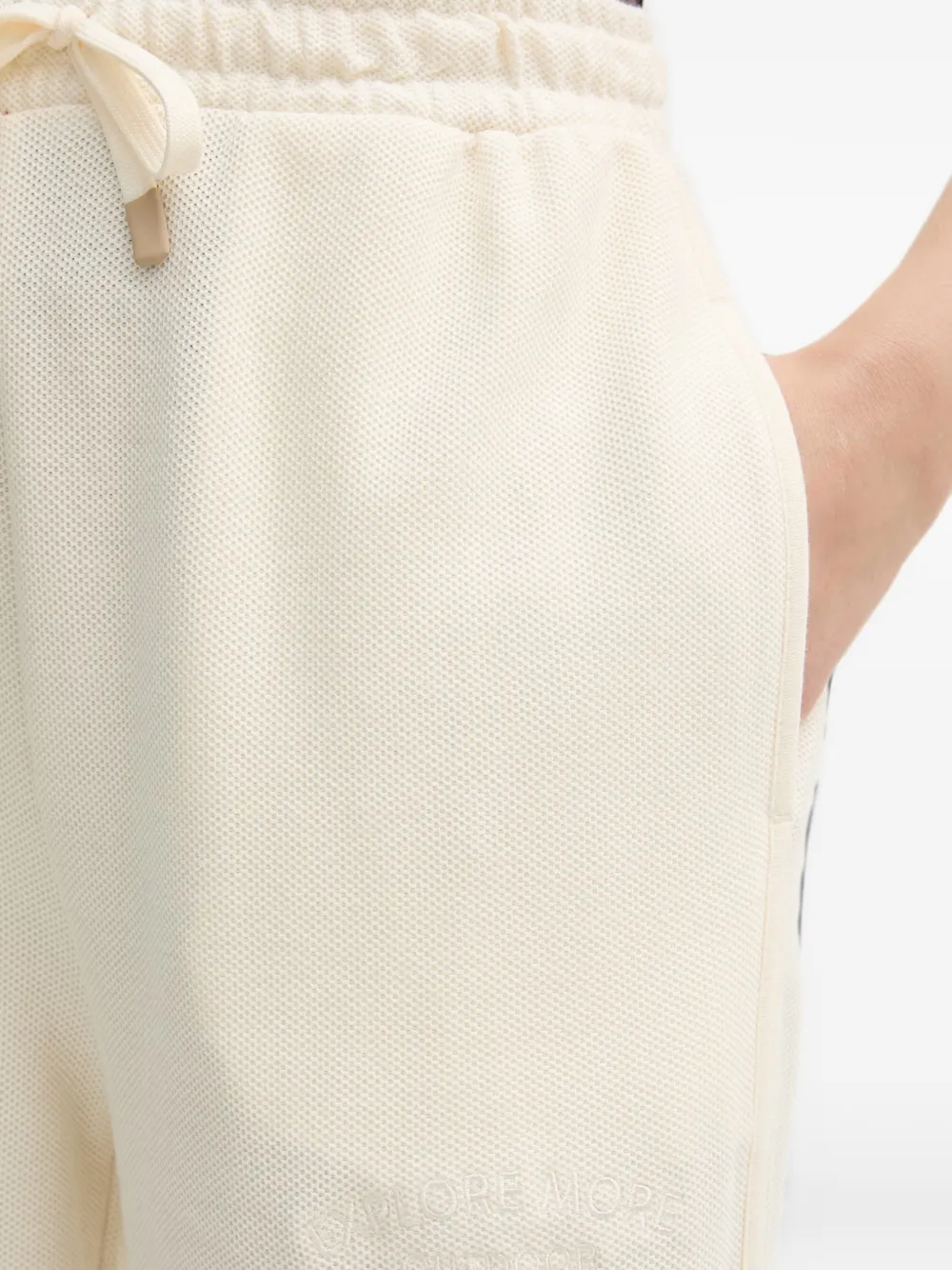 Benetton Broek met wijde pijpen Beige