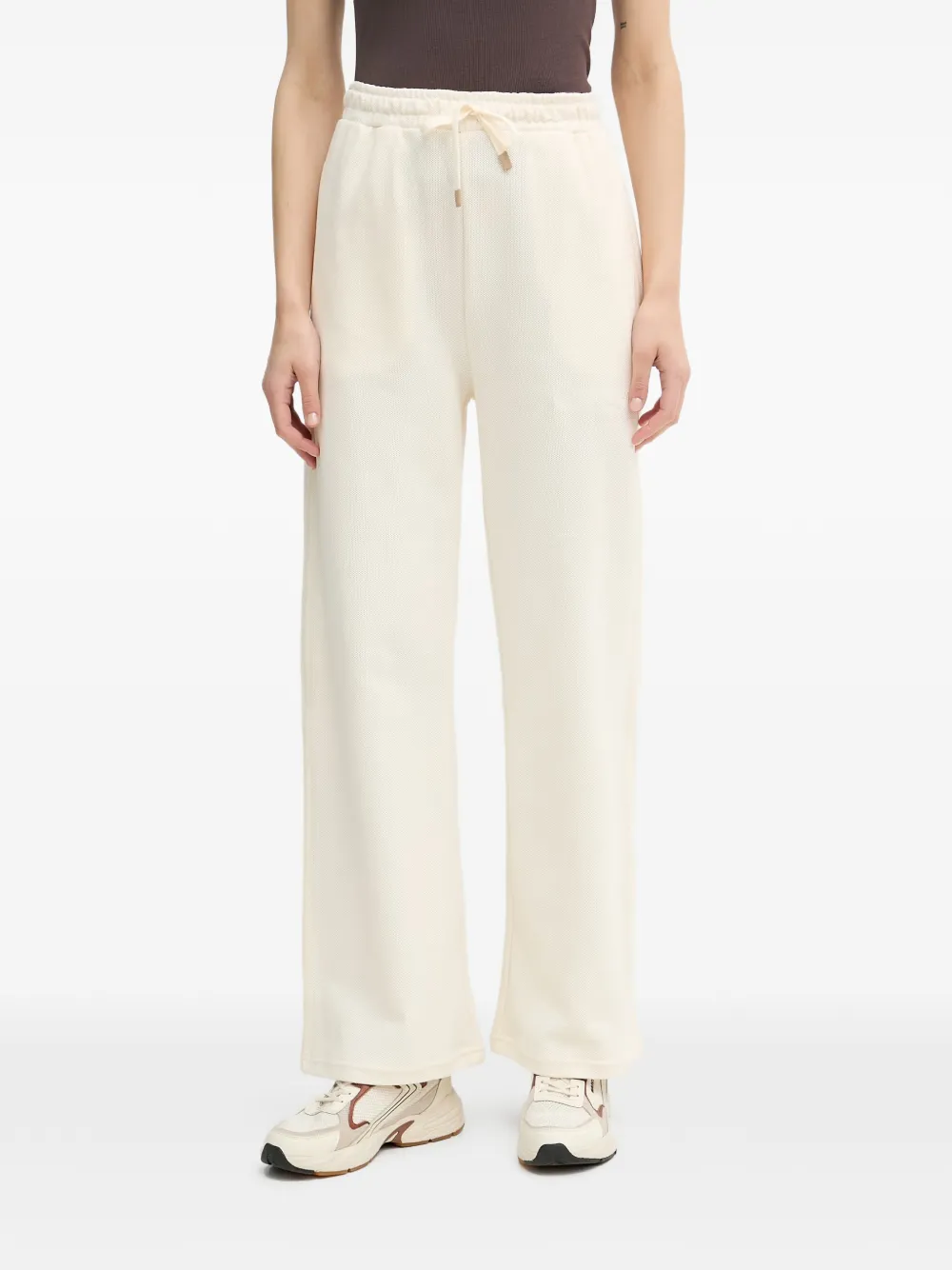 Benetton drawstring wide-leg trousers - Toni neutri