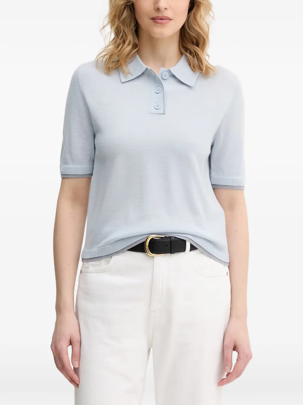 Benetton short-sleeve polo shirt - Blu