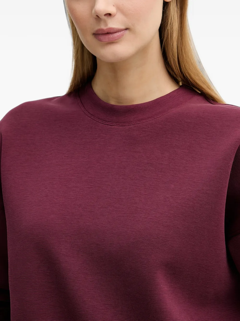 Benetton Sweater met geborduurd logo Rood