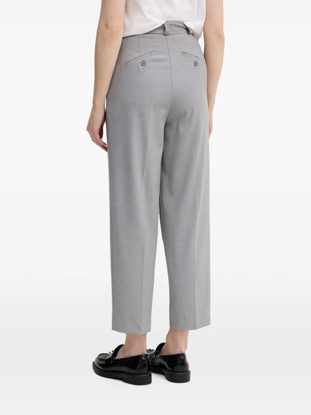 Benetton Straight plooibroek Grijs
