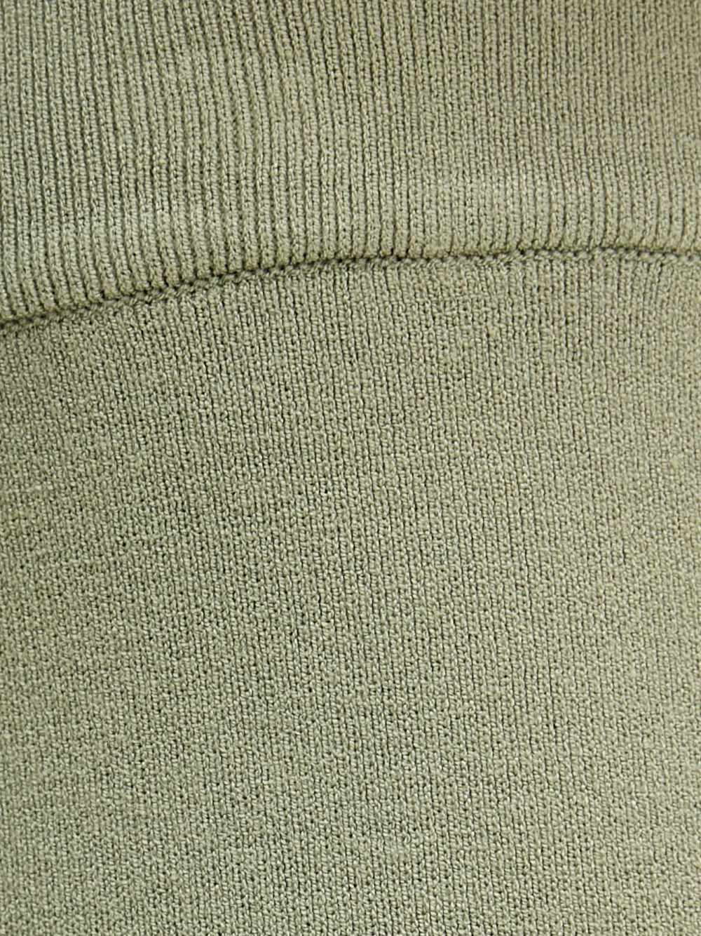 Benetton Fijngebreide flared broek Groen