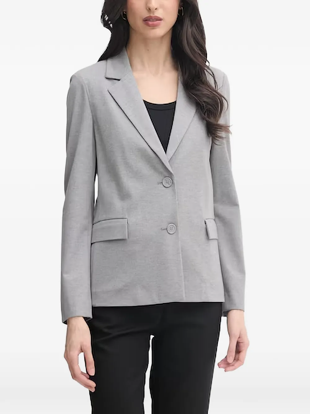 Benetton notched-lapels single-breasted blazer