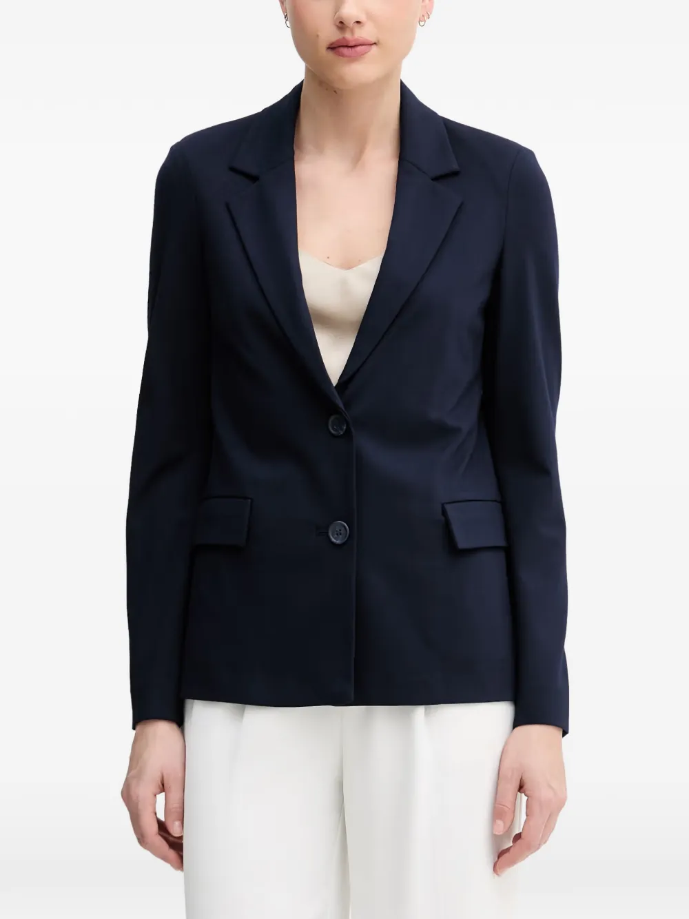 Benetton notched-lapel button-fastening blazer