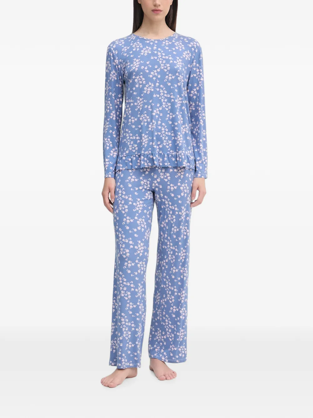 Benetton floral-print pajamas - Blu