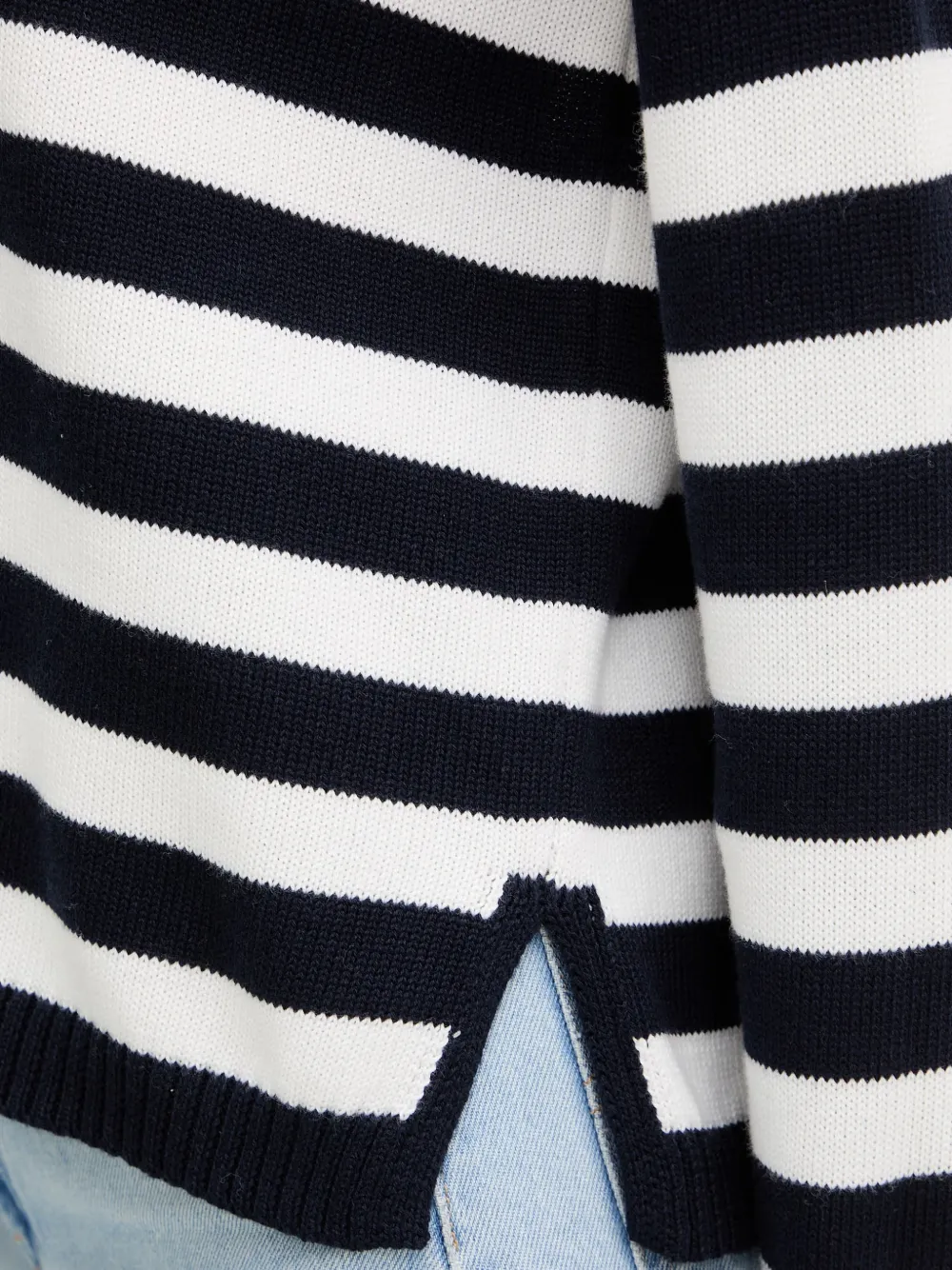 Benetton Gestreepte trui Blauw
