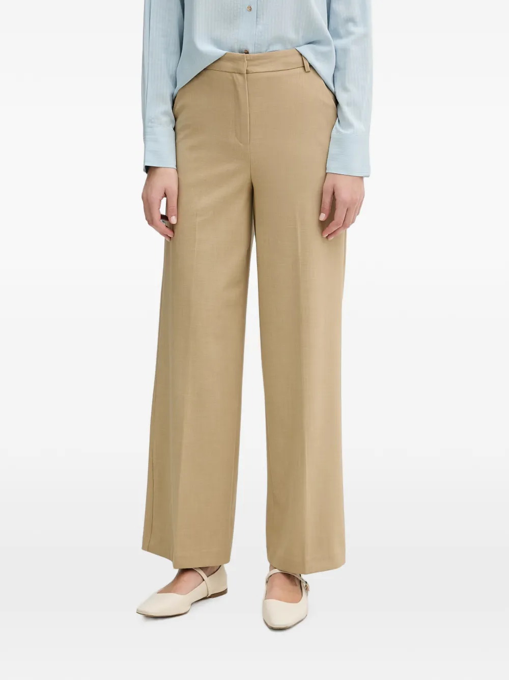 Benetton pressed-crease trousers - Toni neutri