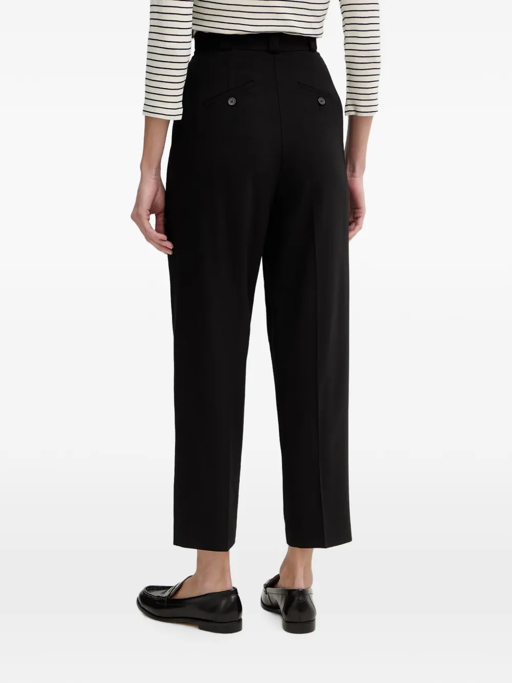 Benetton Straight plooibroek Zwart