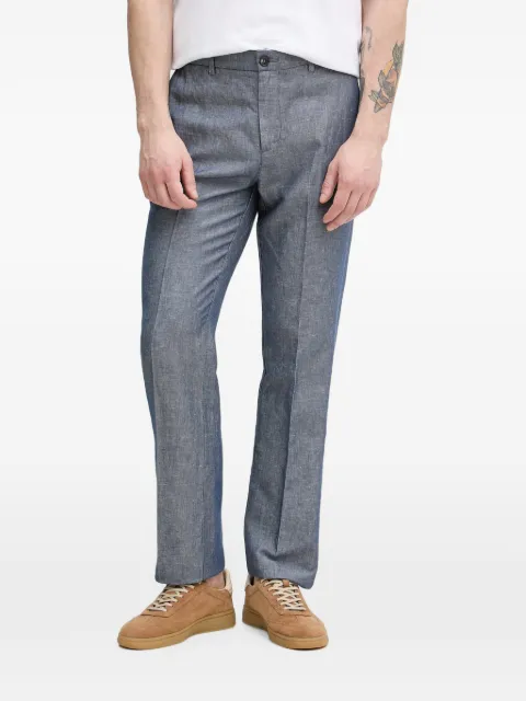 Benetton pressed-crease tailored trousers