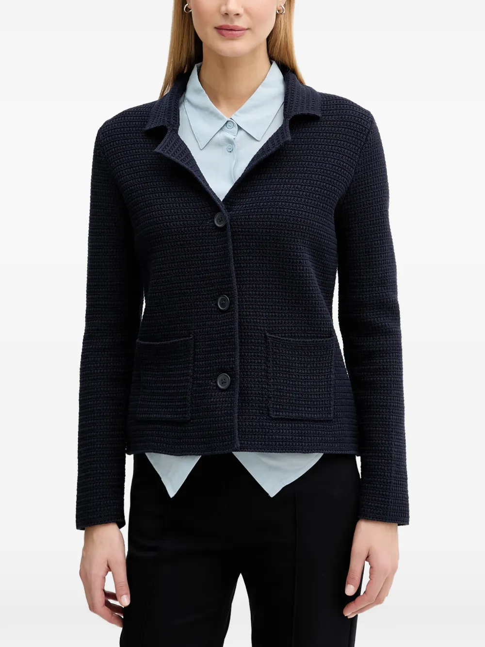 Benetton button-up cardigan - Blu