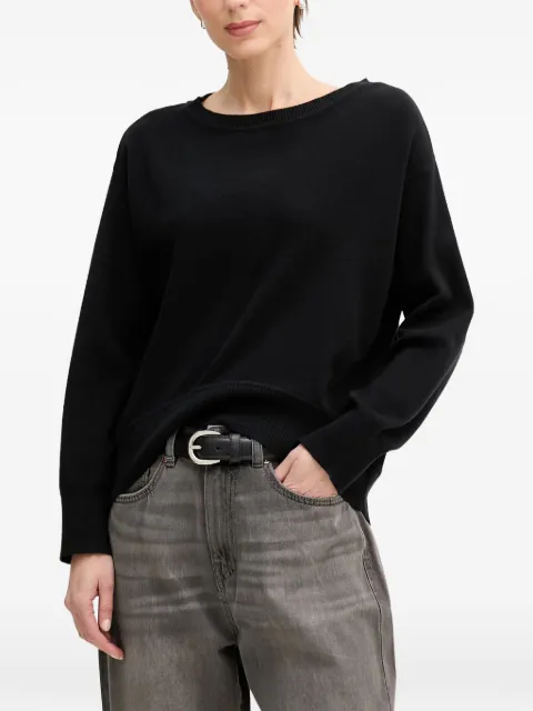 Benetton ribbed-trim crew-neck sweater