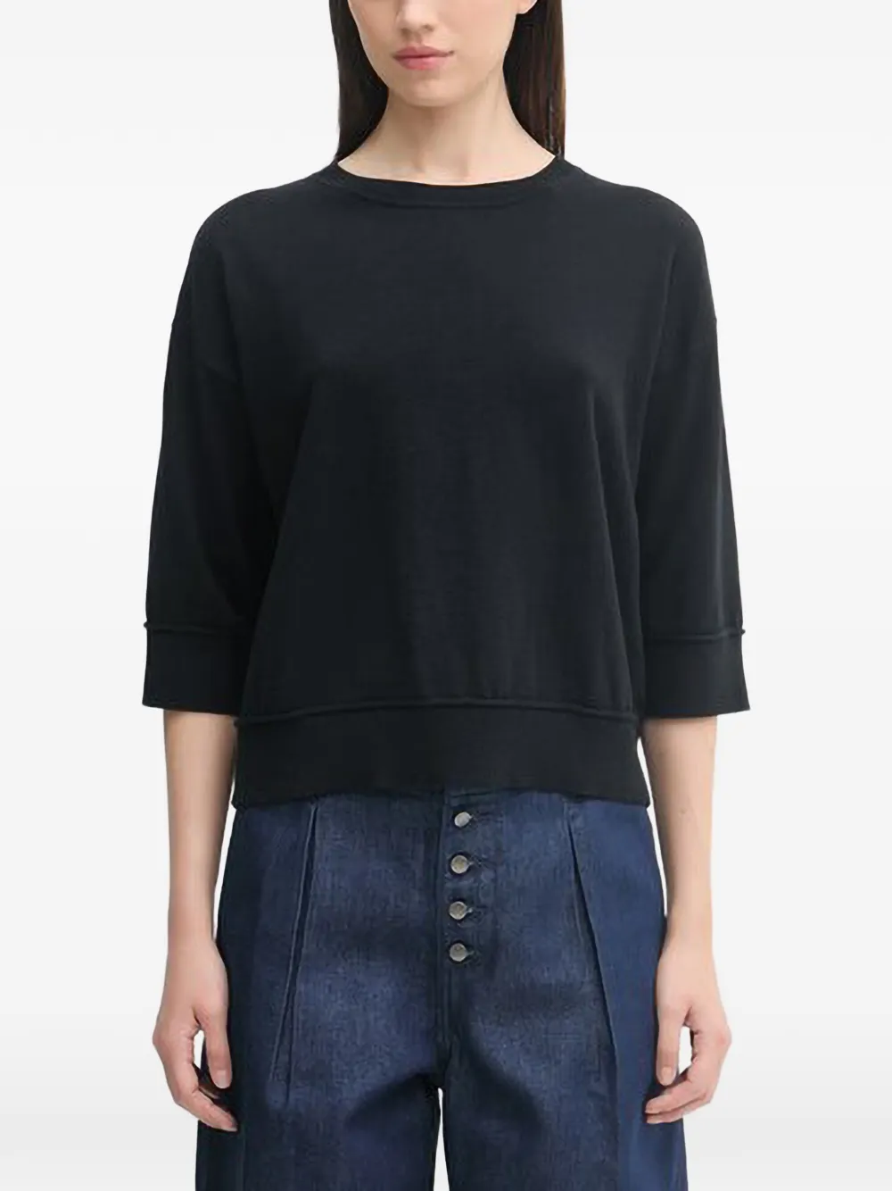 Benetton three-quarter sleeve sweater