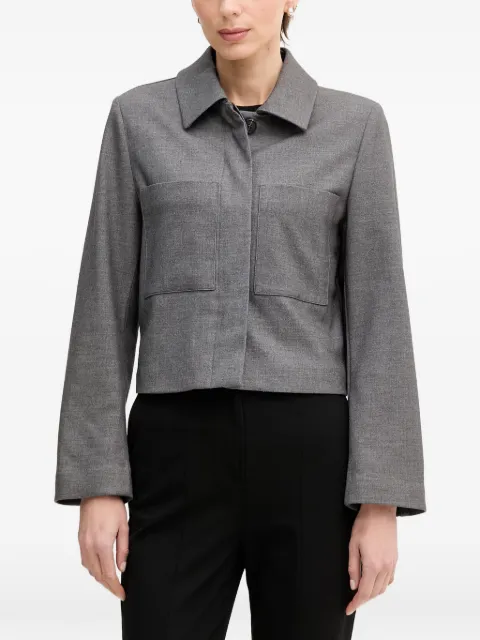 Benetton patch-pocket cropped jacket