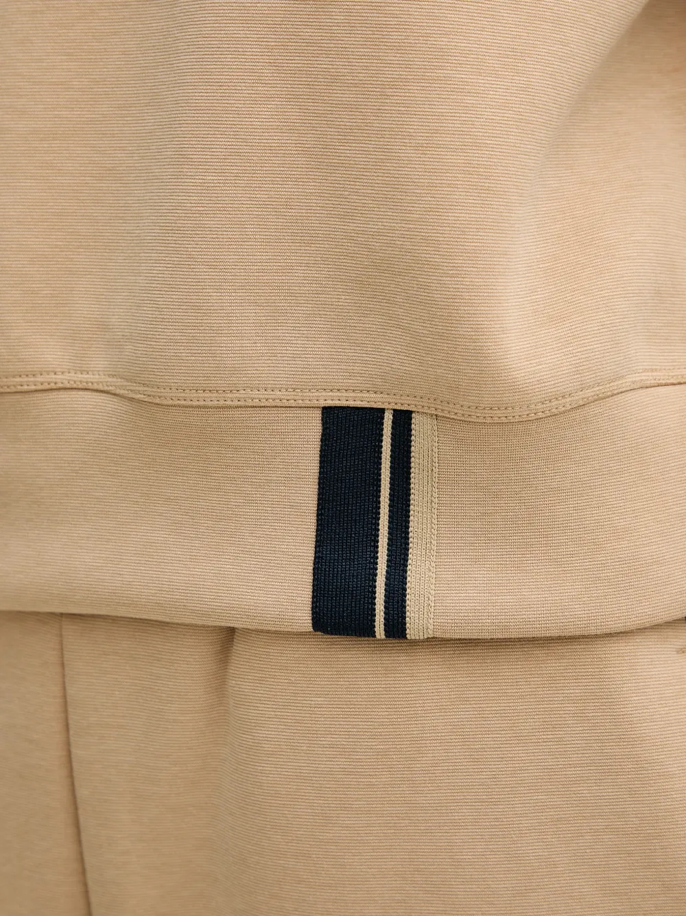 Benetton Sweater met geborduurd logo Beige