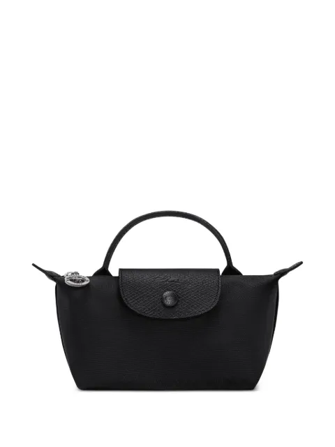 Longchamp Le Pliage leather-trimmed pouch