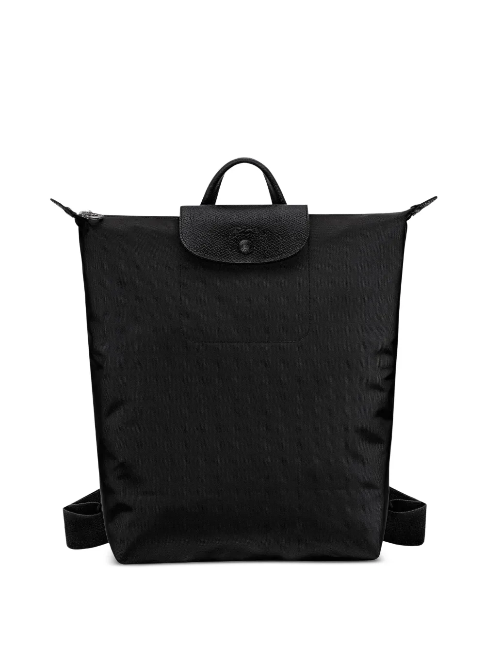 Longchamp Le Pliage leather-trim backpack - Schwarz