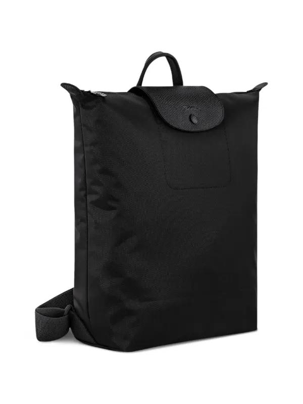 Longchamp Le Pliage leather-trim Backpack | Black | FARFETCH ID