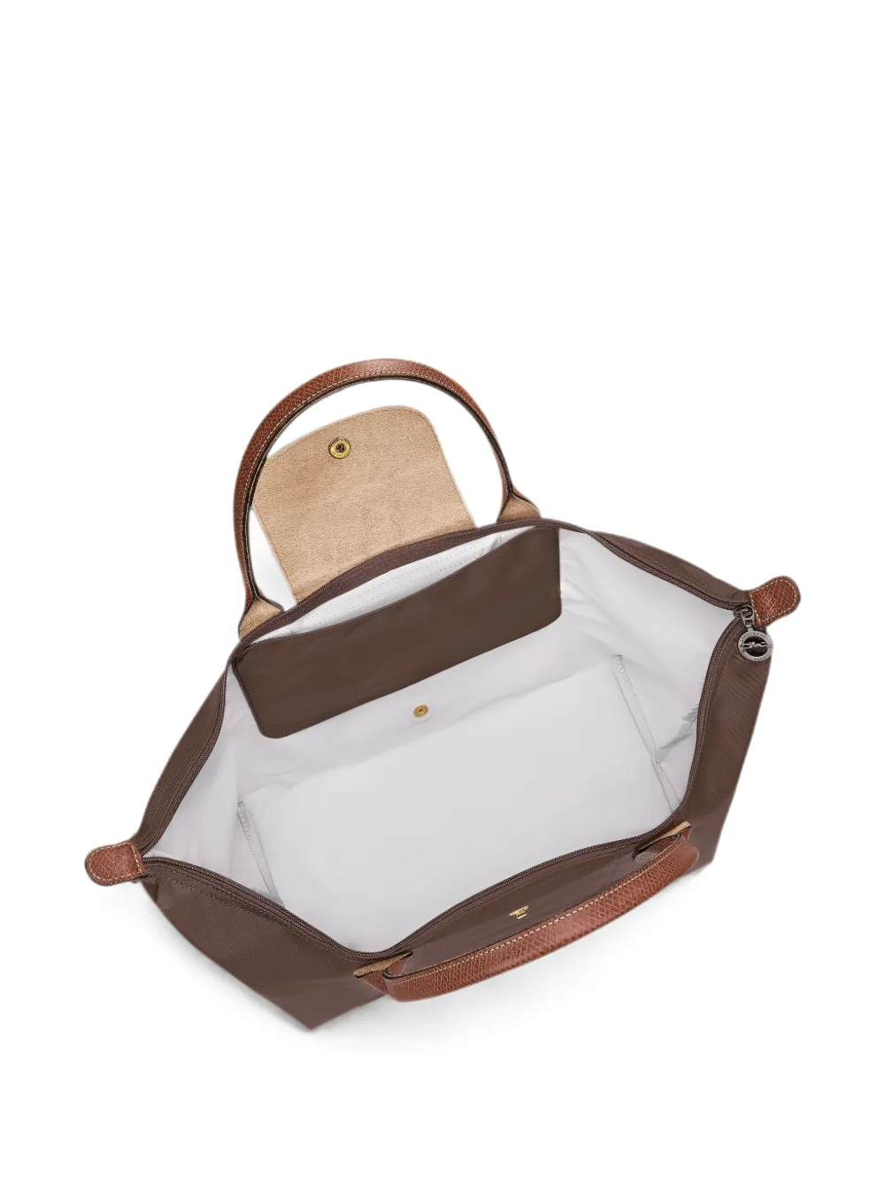 Longchamp Grote Le Pliage shopper Bruin