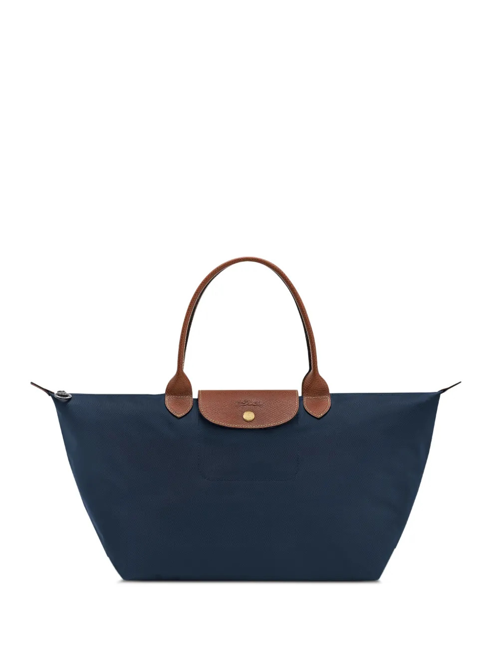Longchamp Le Pliage leather-trim shoulder bag - Blu