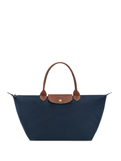 Longchamp Le Pliage leather-trim shoulder bag