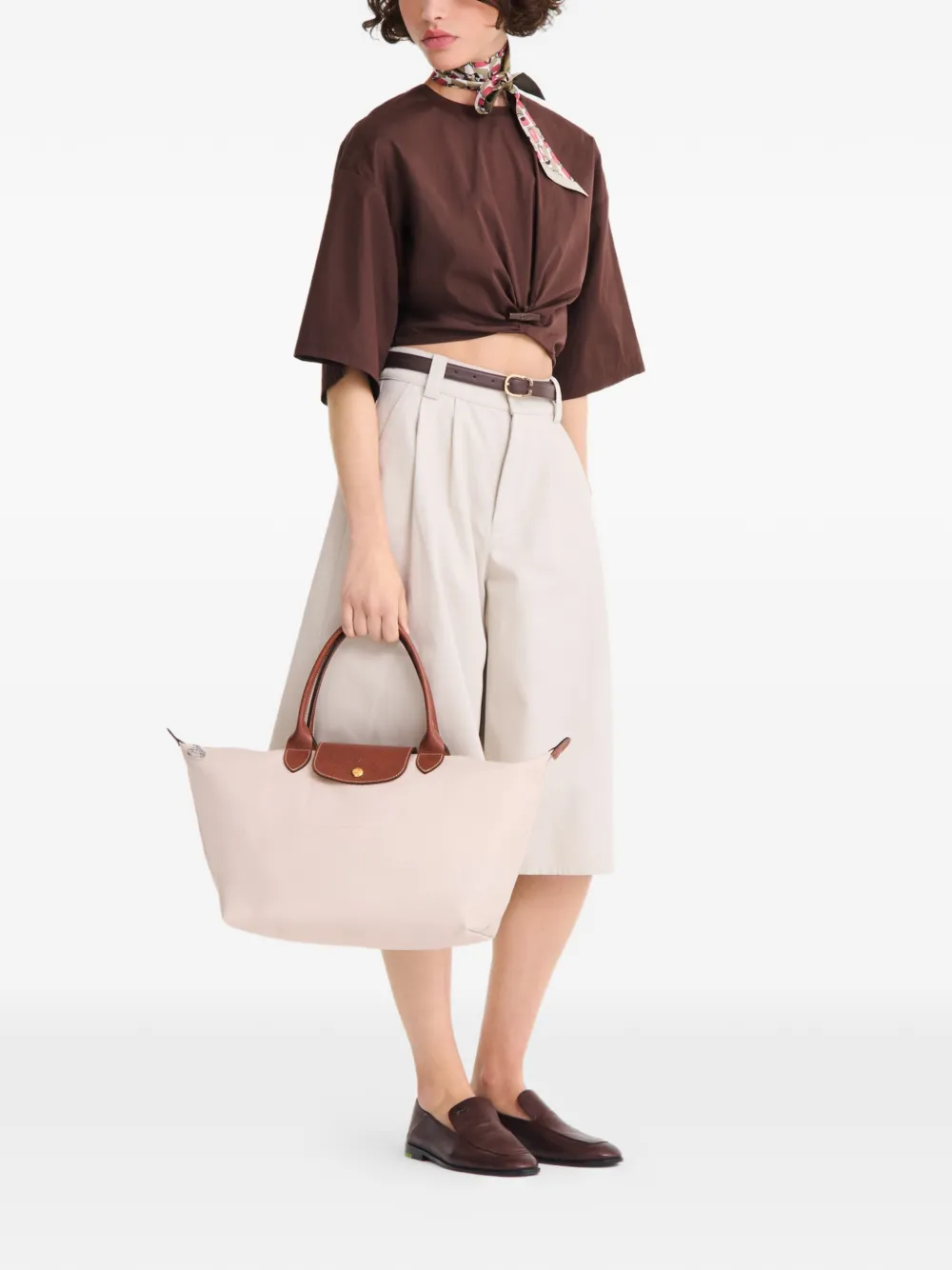 Longchamp Le Pliage Original L handtas Beige