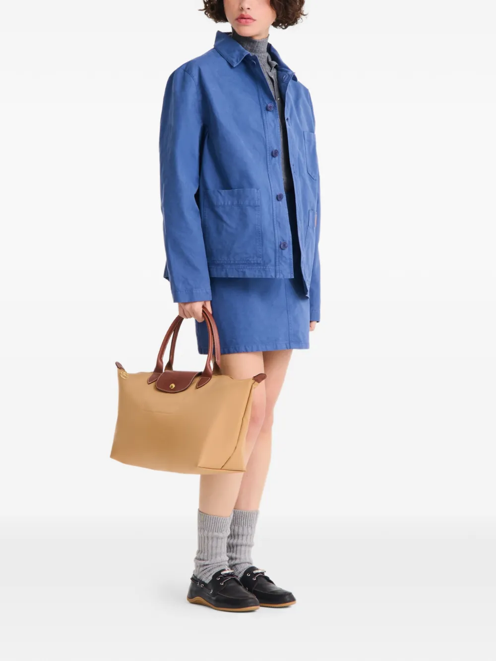 Longchamp Le Pliage Original L handtas Bruin