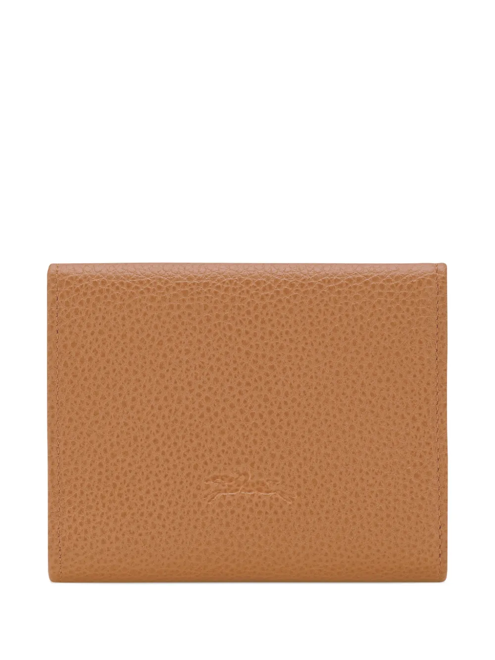 Longchamp Le Foulonné compacte portemonnee Bruin