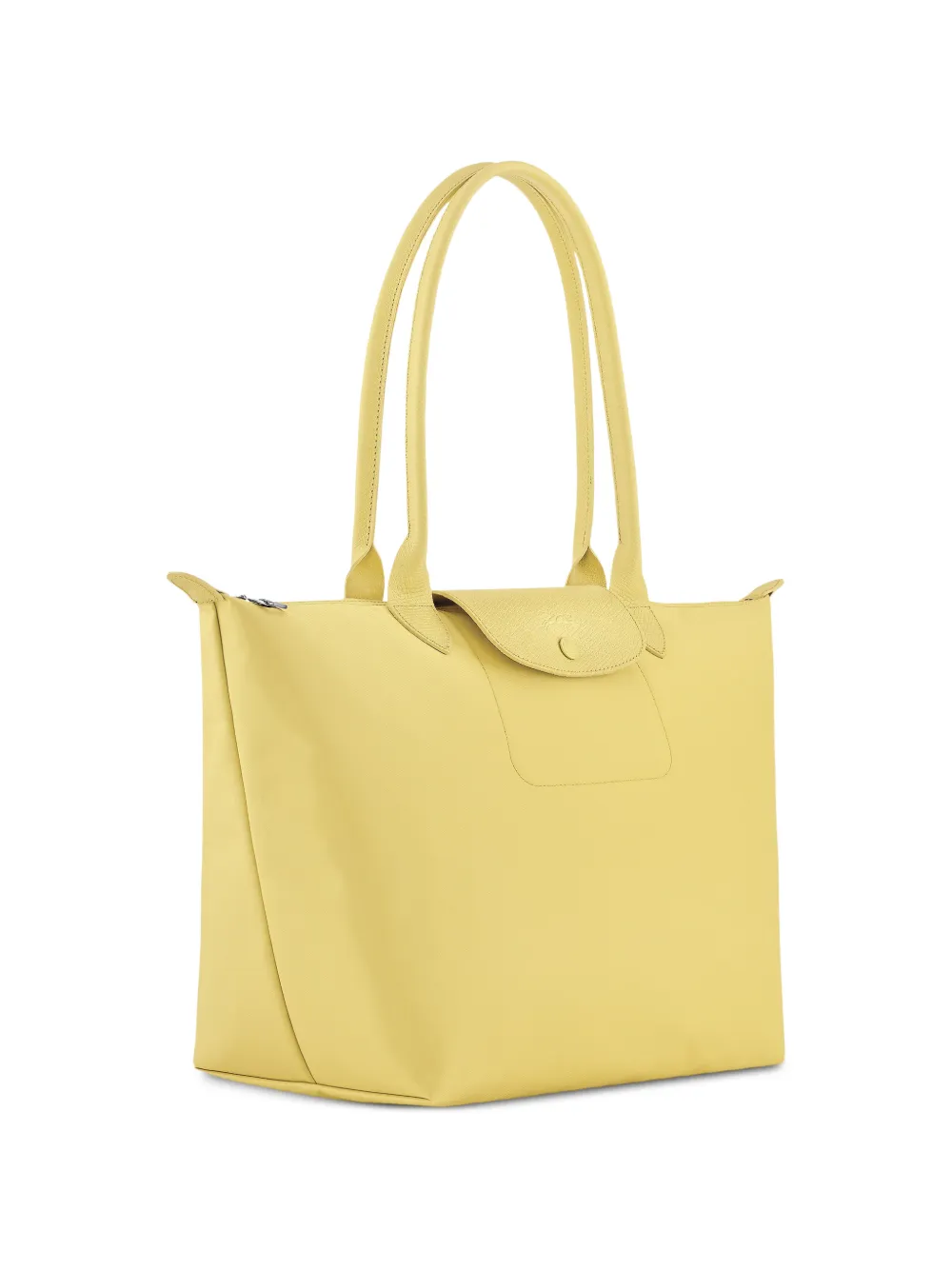 Longchamp Le Pliage One L shopper Geel