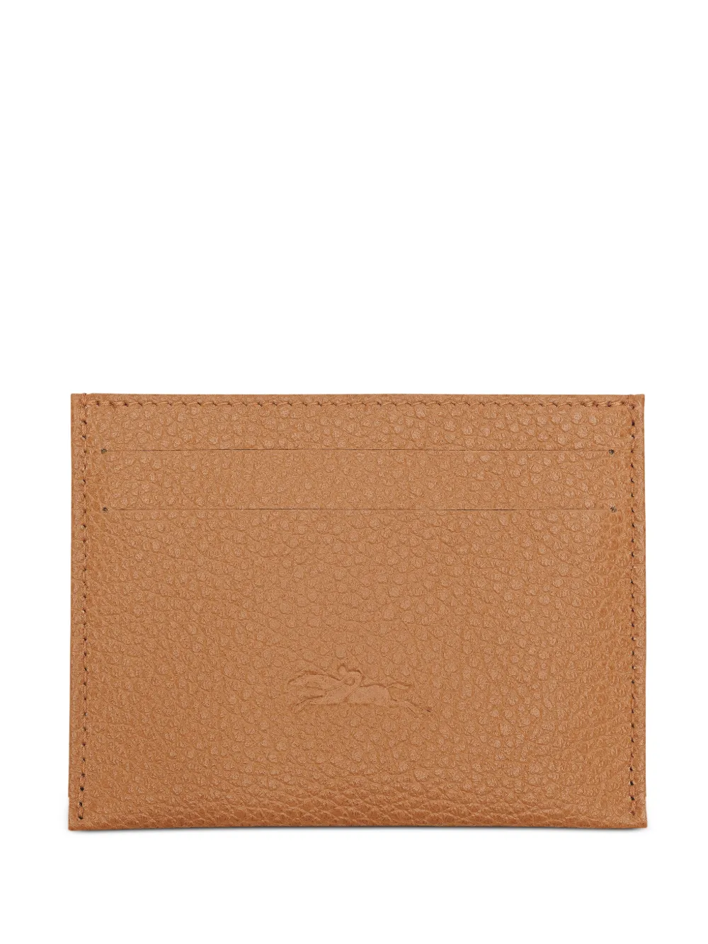 Longchamp Le Foulonné card holder - Marrone