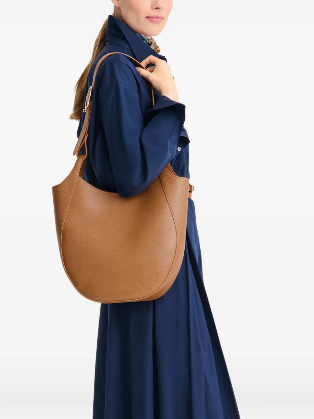 Longchamp Le Foulonné L tas Bruin