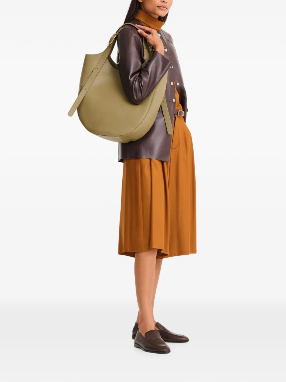 Longchamp Le Foulonné XL shopper Beige