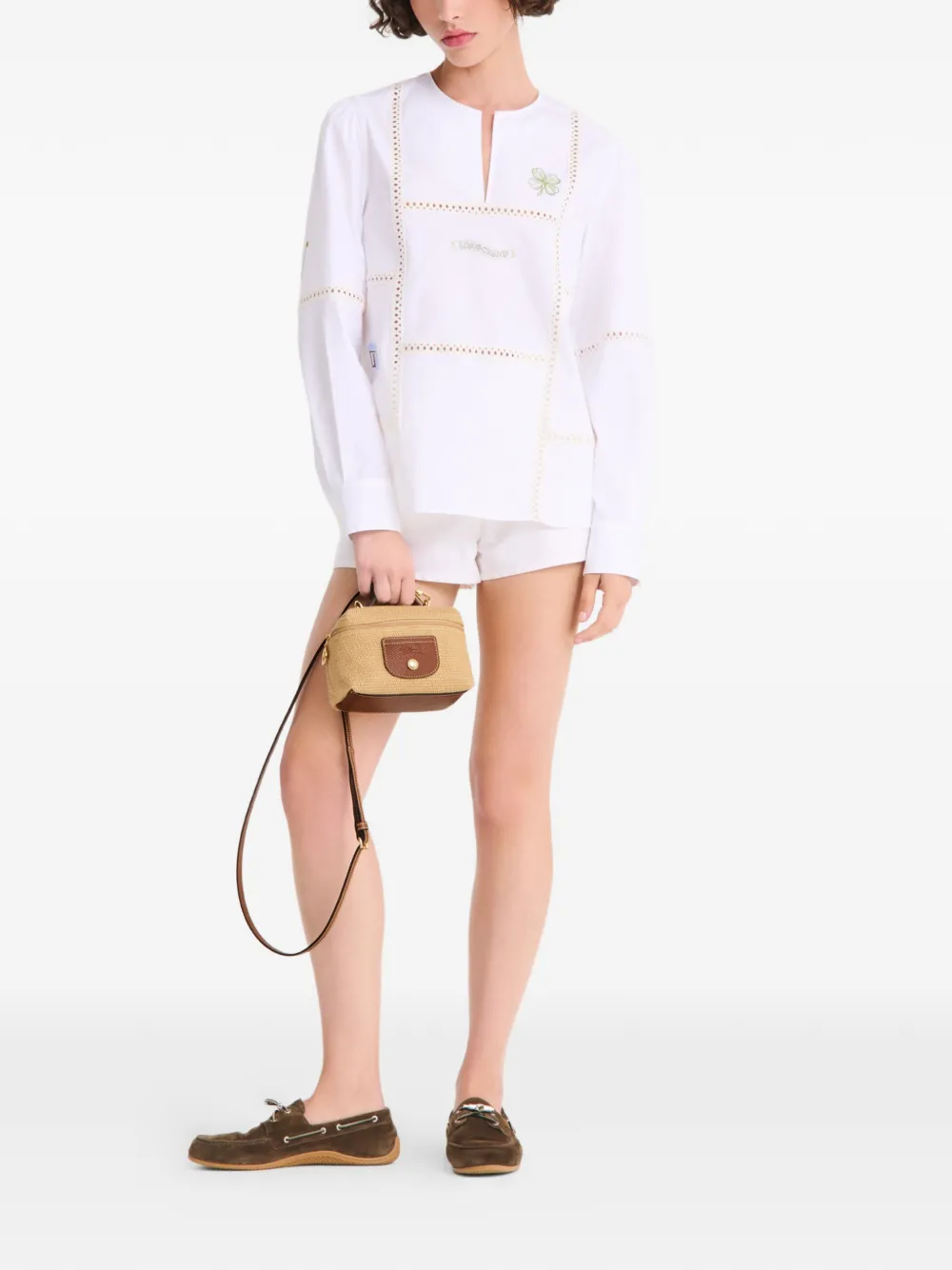 Longchamp Le Pliage Collection XS crossbodytas Beige