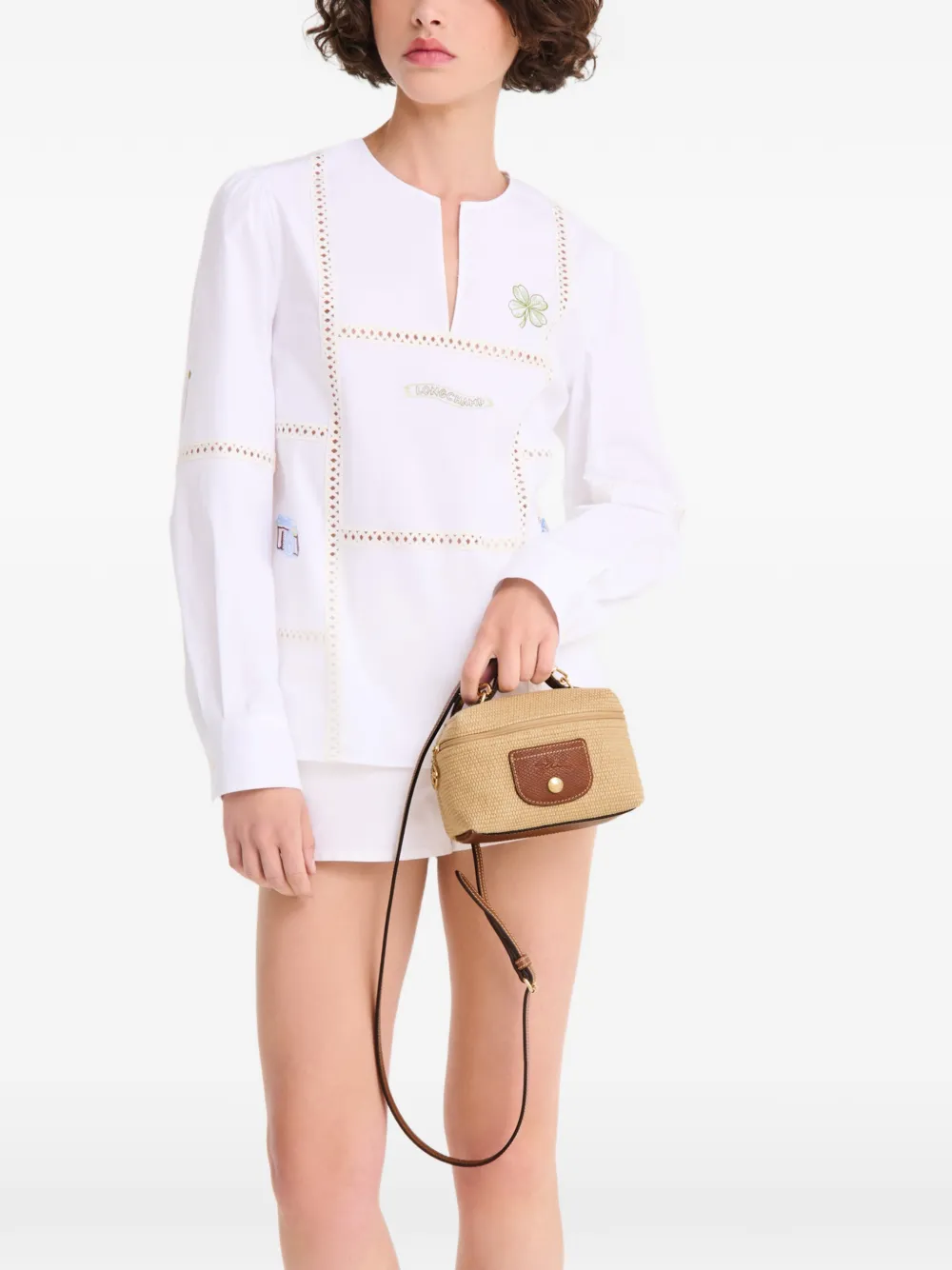 Longchamp Le Pliage Collection XS crossbodytas Beige