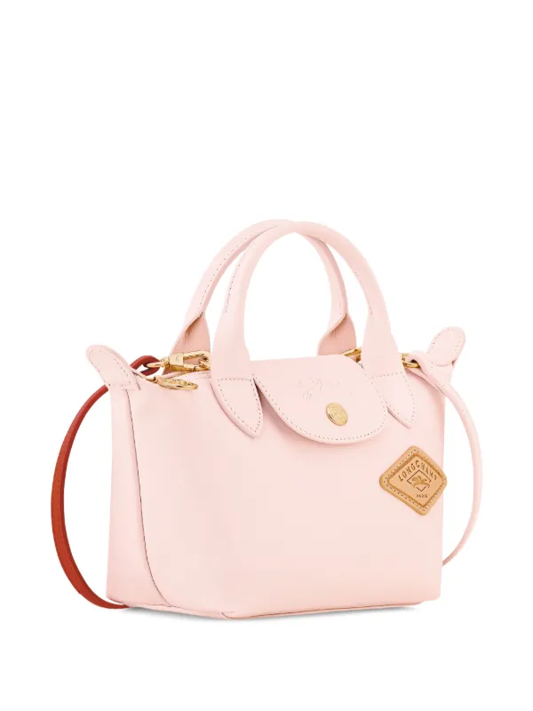 未使用】Longchamp Le Pliage ミニ ハンドバッグ ピンク ロンシャン 