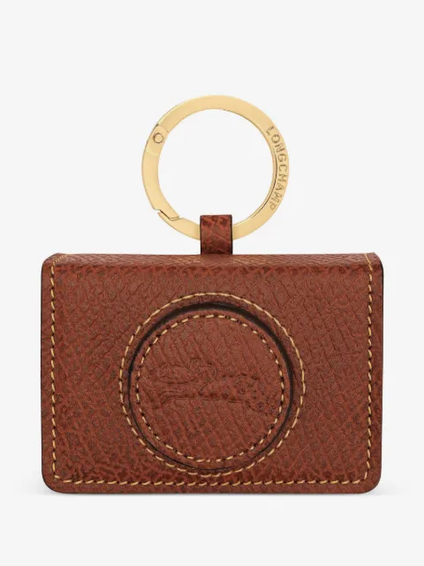 Longchamp llavero Épure con grabado del logo