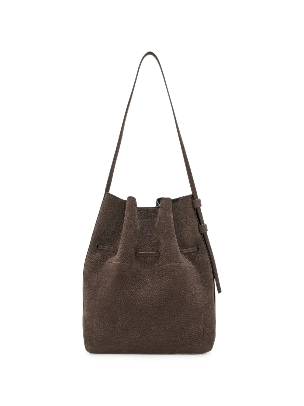 Longchamp Le Roseau M schoudertas Bruin