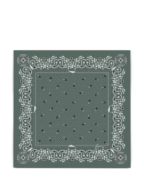 Longchamp French bandana silk scarf 50