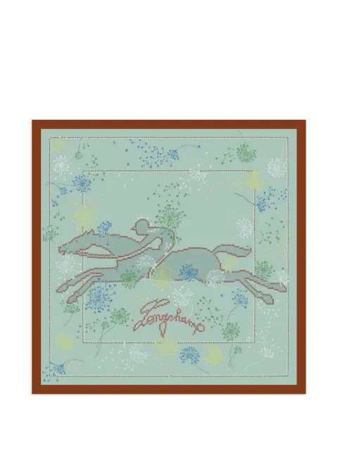 Longchamp Douce Cavalcade scarf