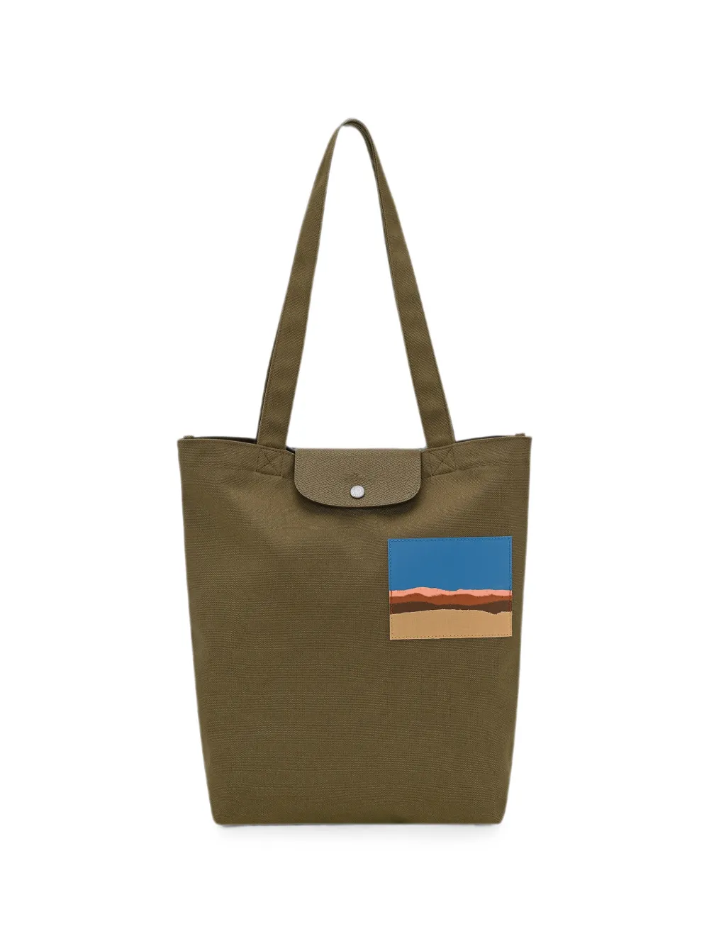 Longchamp x Caroline Hélain M tote bag - Verde