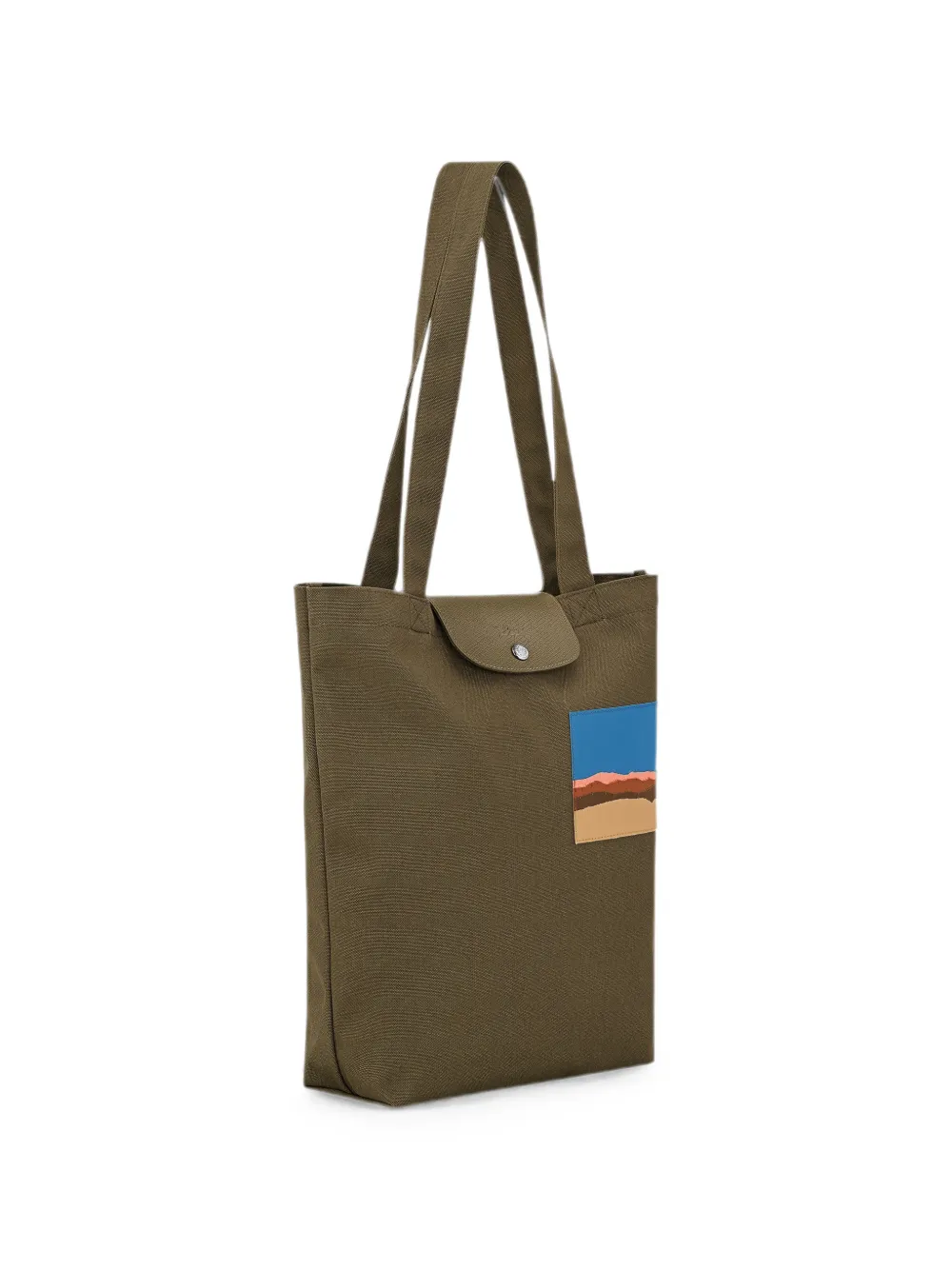 Longchamp x Caroline Hélain M shopper Groen