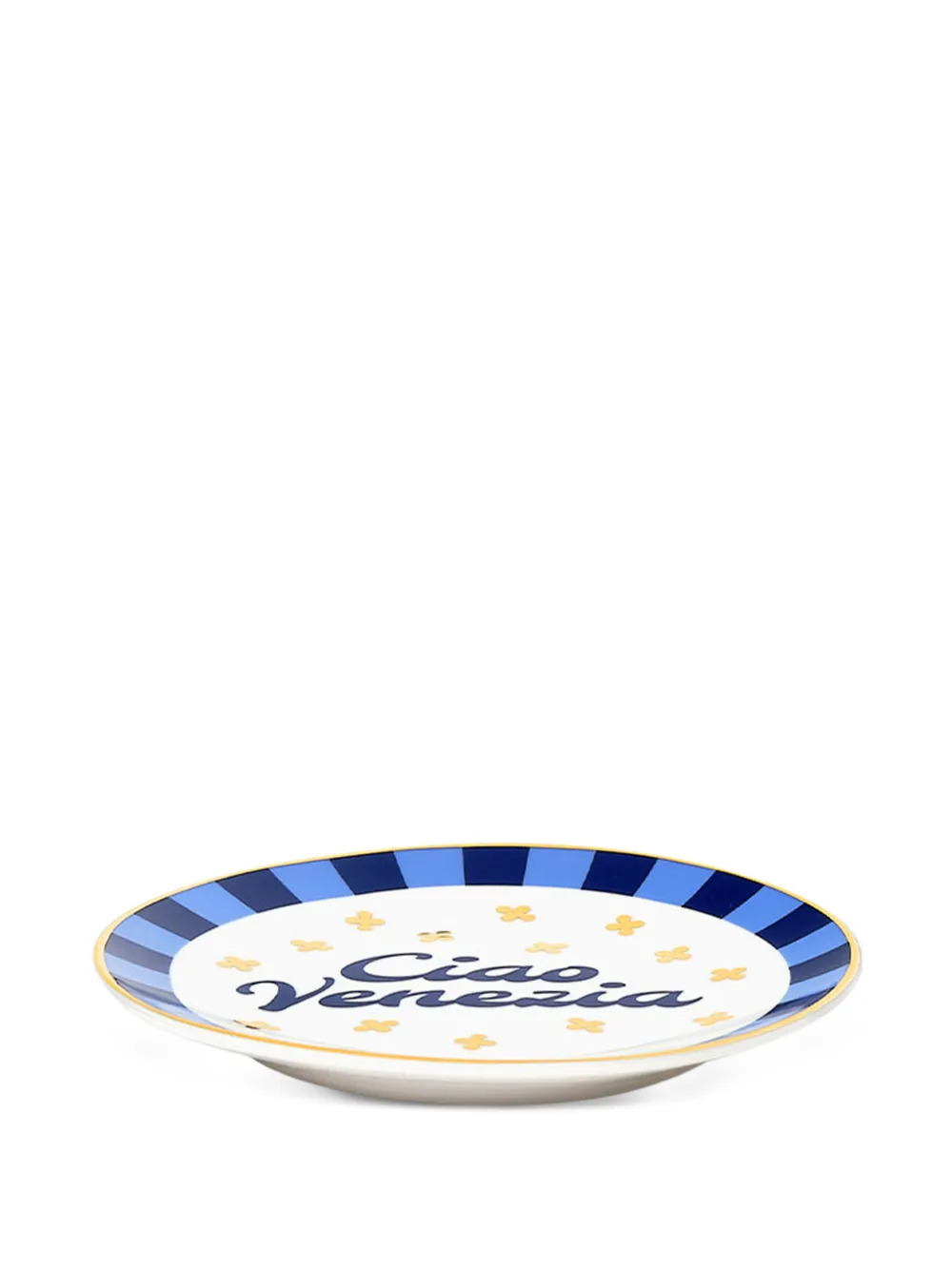  Bitossi Home Piatto Ciao Venezia A Righe - Bianco 