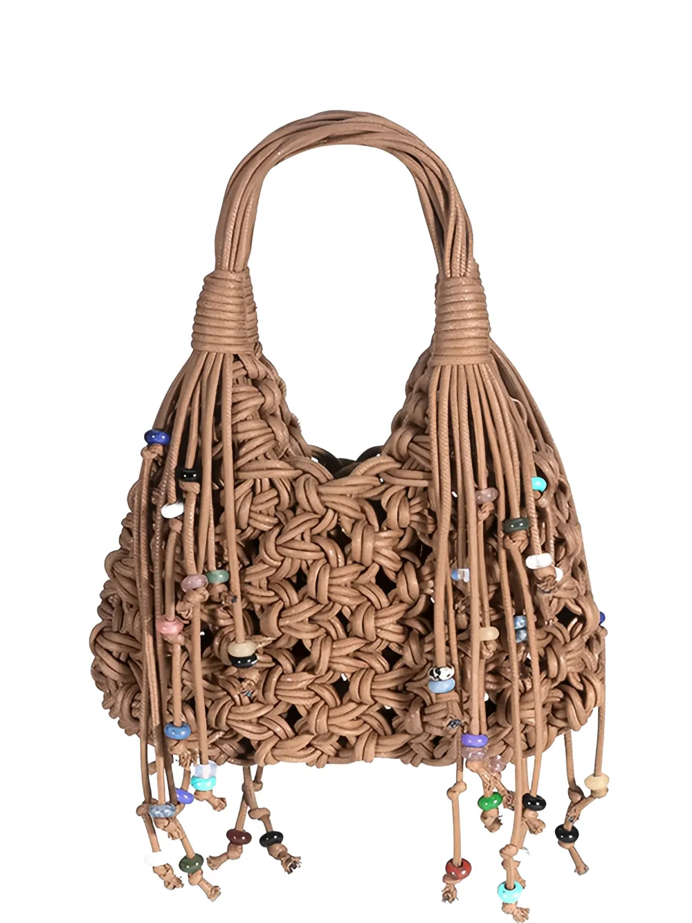 Hibourama mini Vannifique Desert Stone stone-embellished tote bag - Marrone