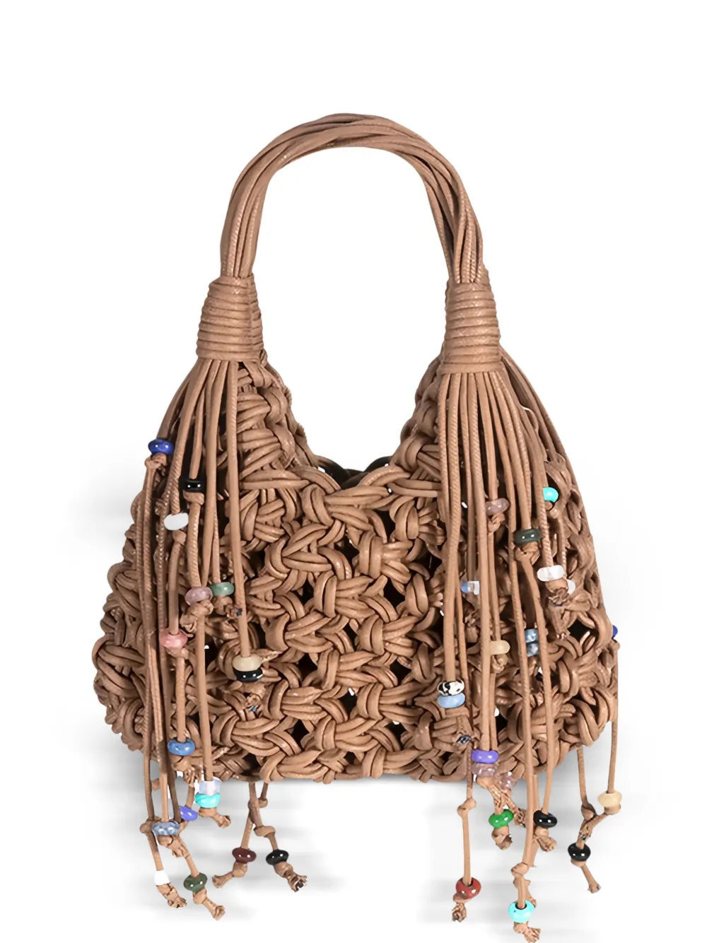 Hibourama mini Vannifique Desert Stone stone-embellished tote bag - Marrone