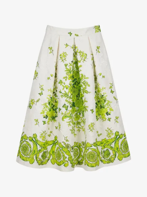 Lunatica Milano Luna T Athene floral-print midi skirt