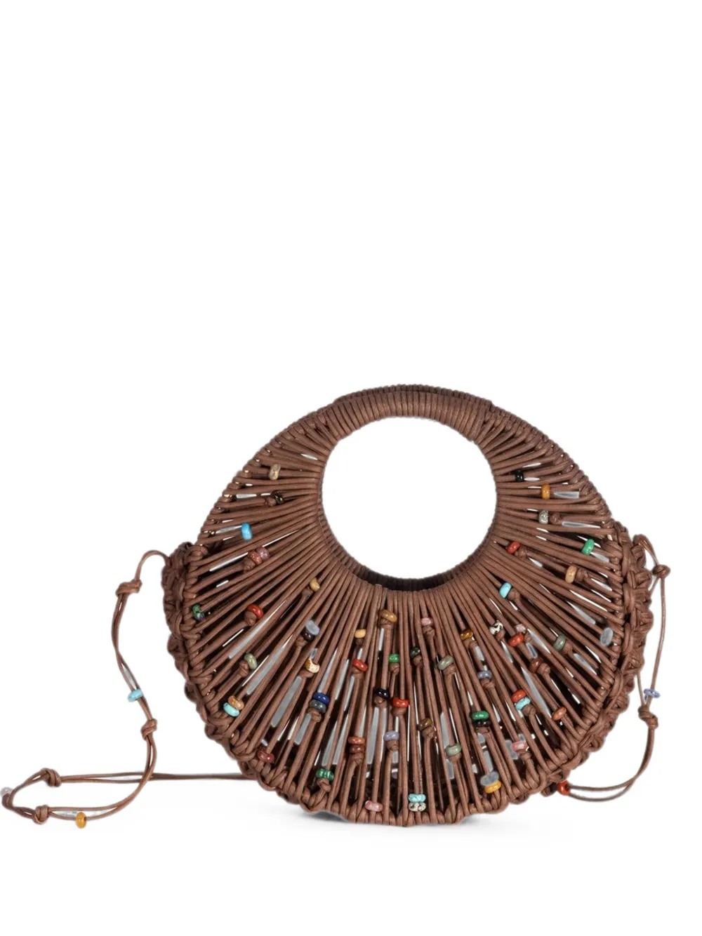 Hibourama Jaya clutch bag - Marrone